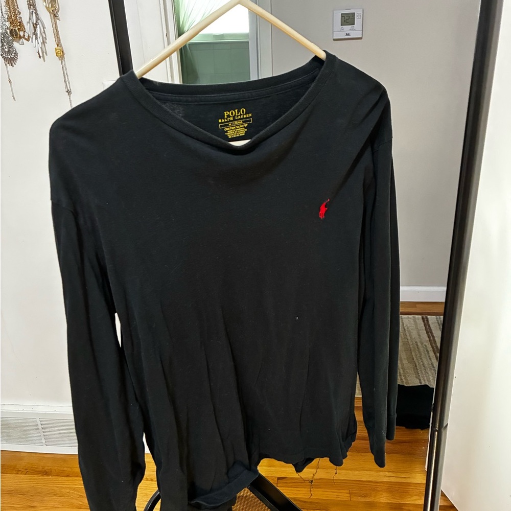 Polo Ralph Lauren Black Slim Fit Shirt